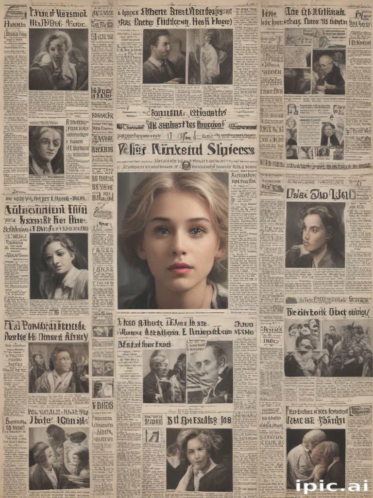 newspaper collage png