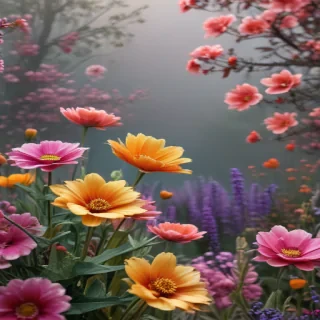 flower screen background