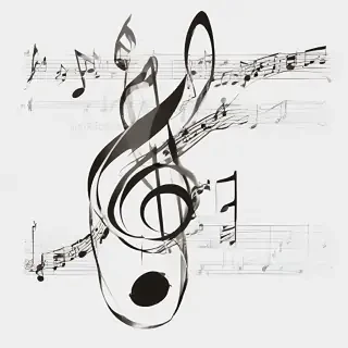 music notes png transparent