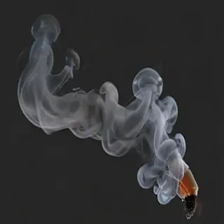smoke no background
