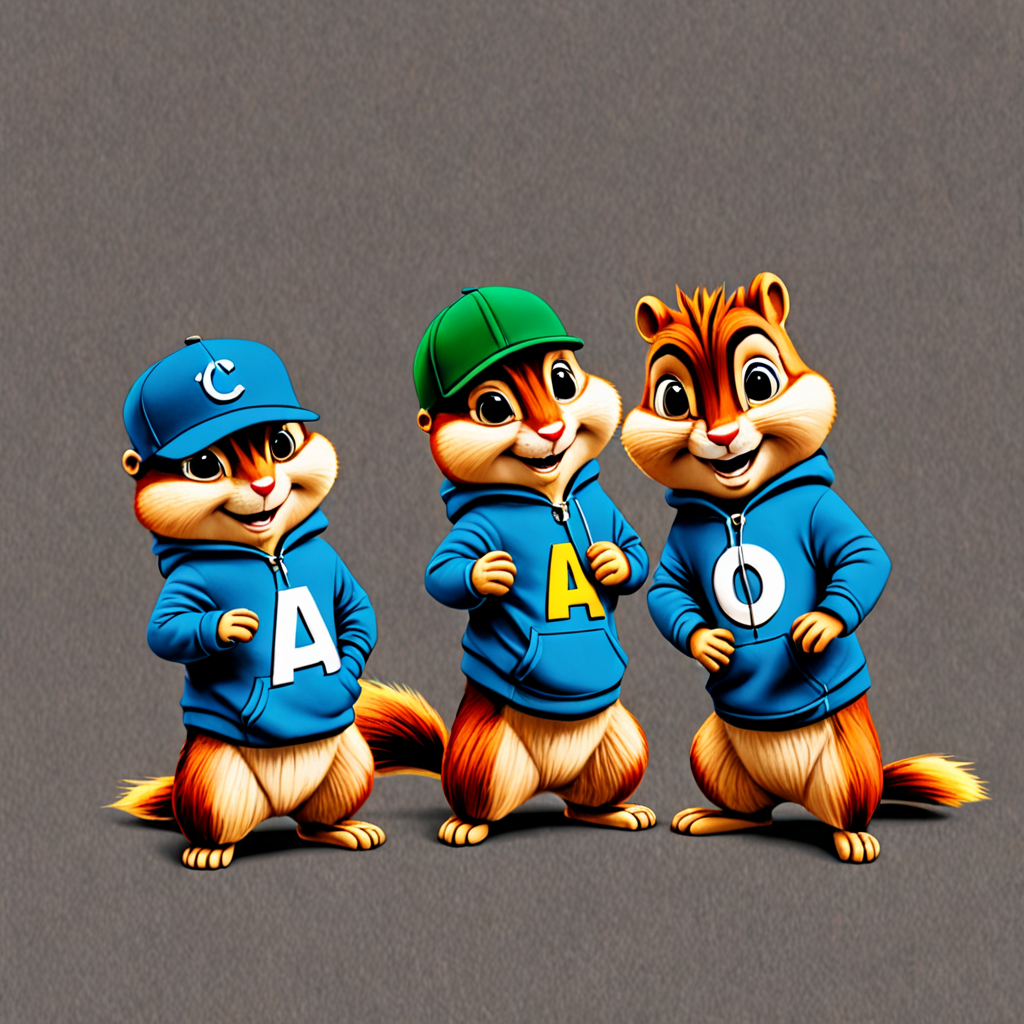 Free Ai Image Generator - High Quality and 100% Unique Images -  —  alvin and the chipmunks on stage