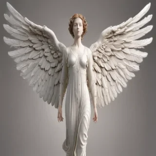 clipart of angels with wings