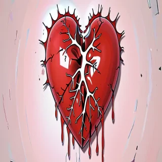broken heart aesthetic