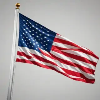 american flag waving png