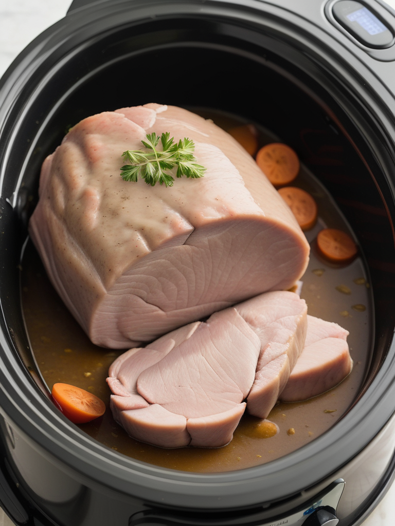 frozen pork loin in the crock pot