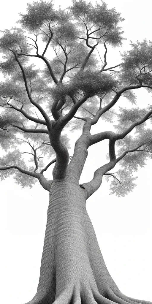 tree background drawing