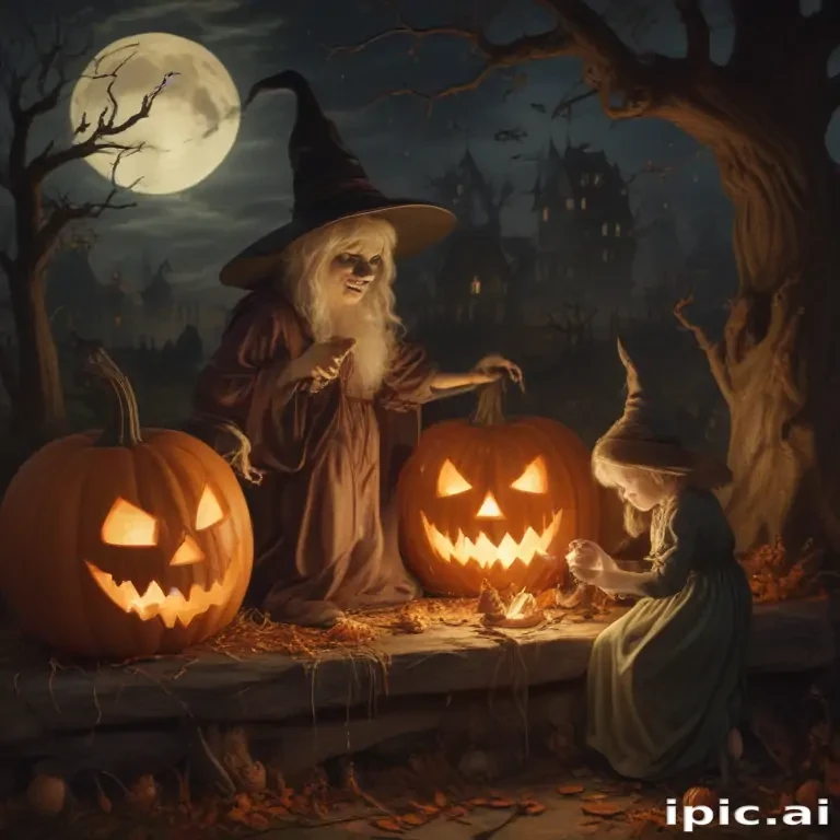 public domain vintage halloween art