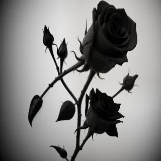 black rose photo