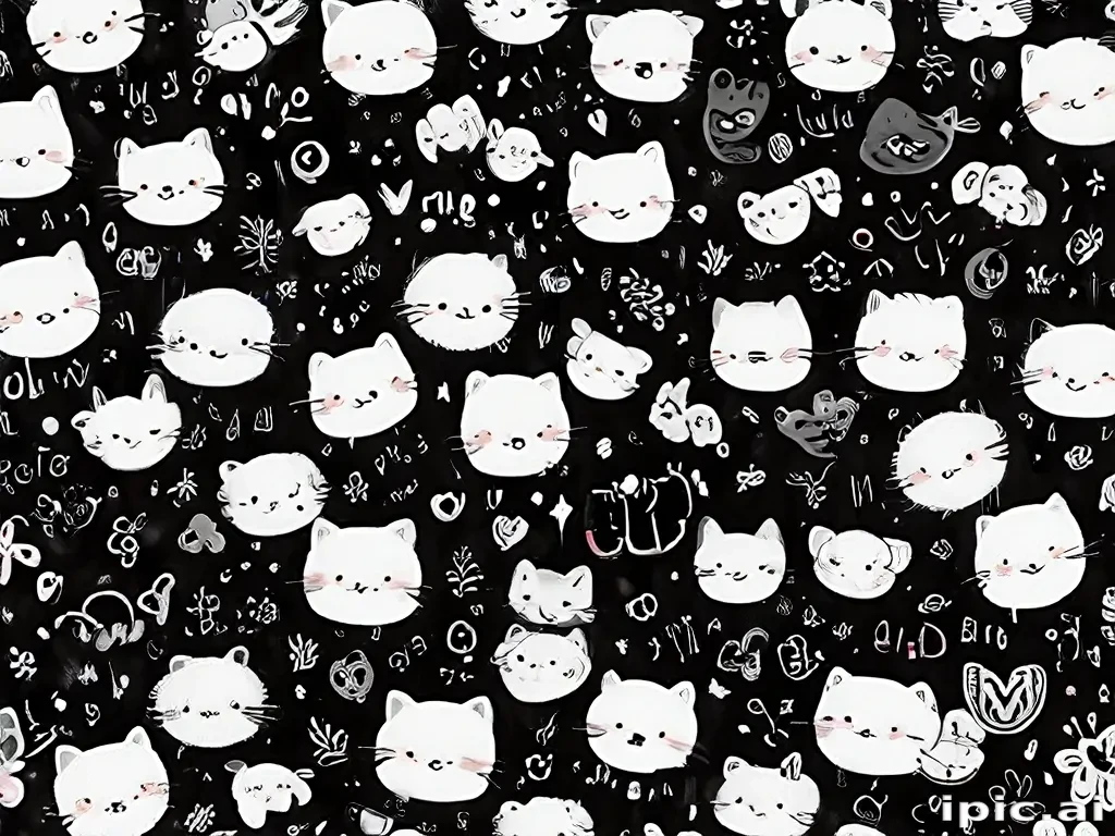 cute backgrounds black