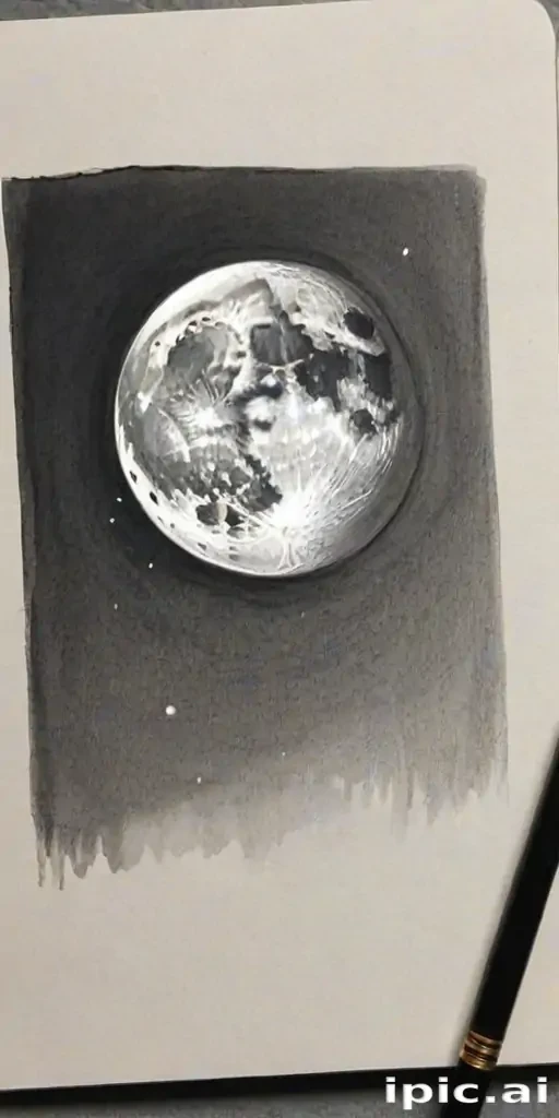 moon sketch