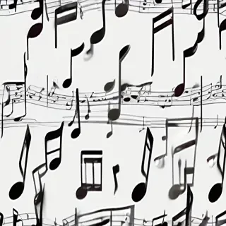 music notes transparent