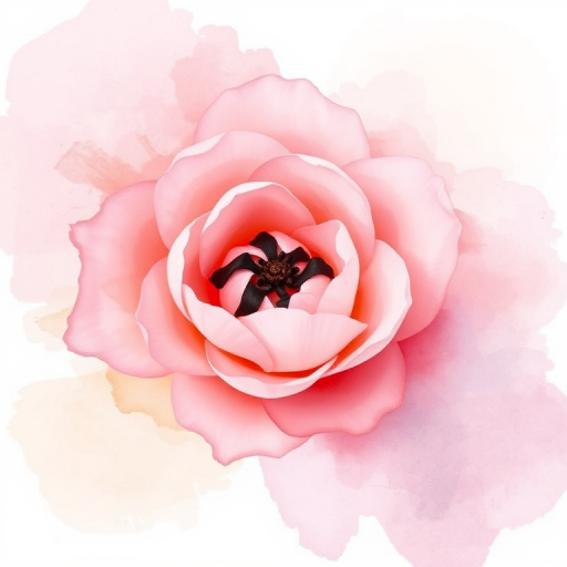 Whimsical Watercolor Bloom displays a soft wash of pastel hues blended together, evoking the delicate beauty of watercolor paintings for romantic and dreamy looks.