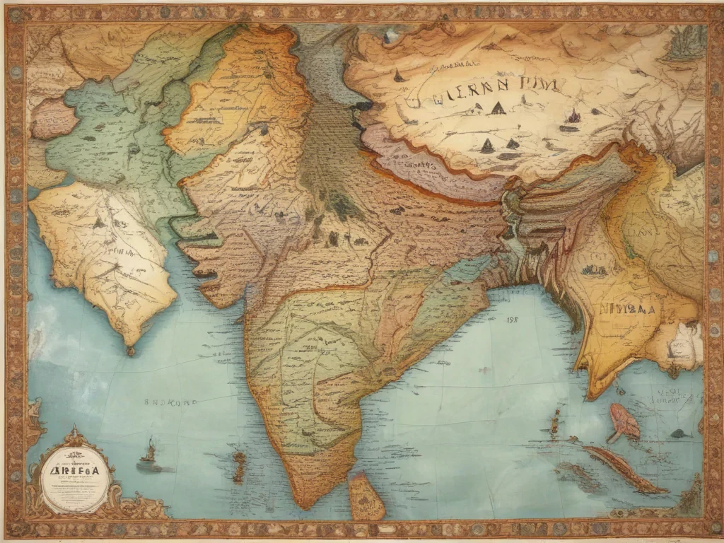map of india