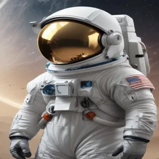 astronaut cartoon