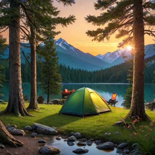 camping background