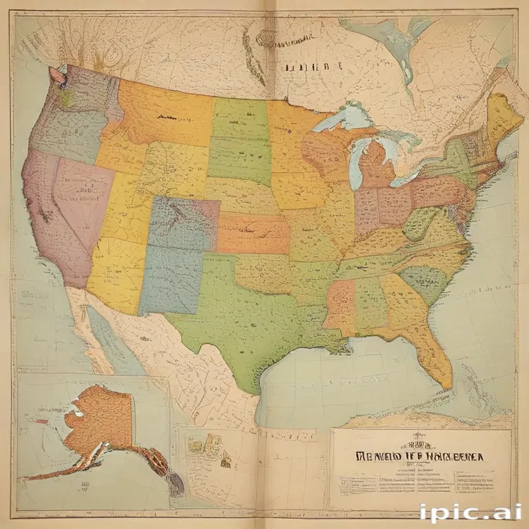 map of the united states of america