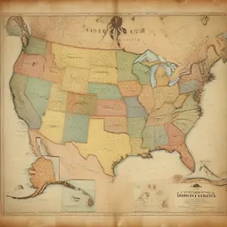 map of the united states of america