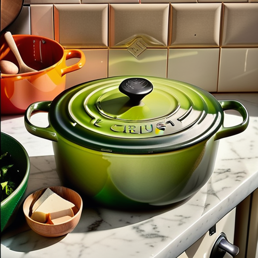 le creuset dutch oven green