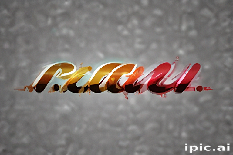 Colorful and Artistic Text Design with a Modern Abstract Background
