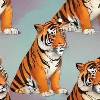 tiger cartoon tiger