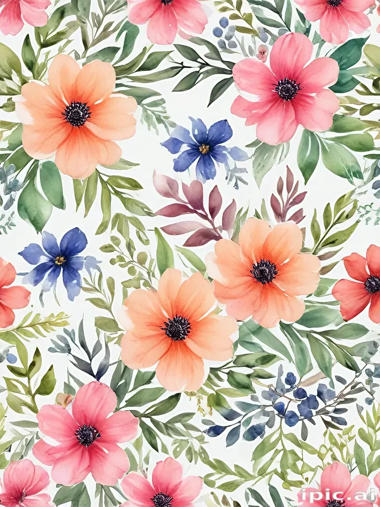 watercolor flowers png