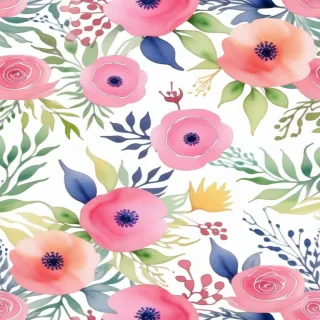 watercolor flowers background