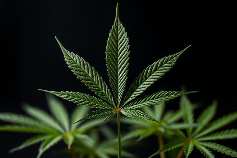 marijuana leaf transparent background
