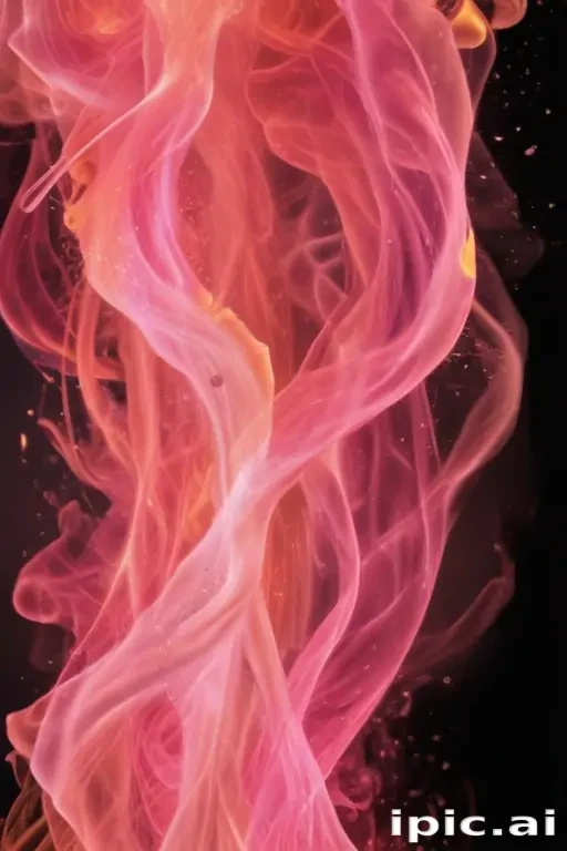 pink flames png