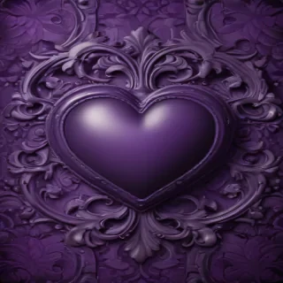purple heart pattern wallpaper