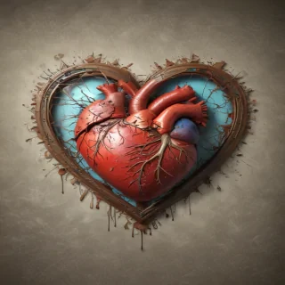broken heart background