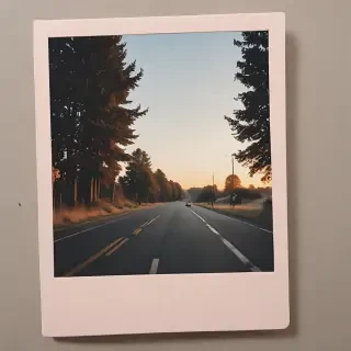 aesthetic polaroid frame