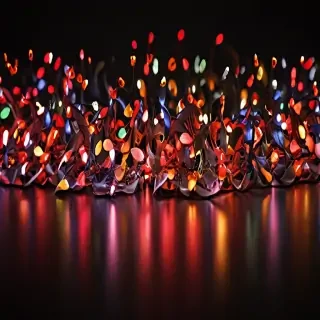 christmas lights iphone wallpaper