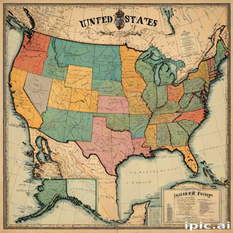 united states map