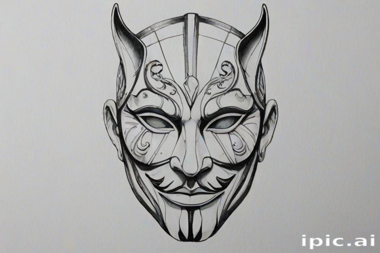 mask drawing