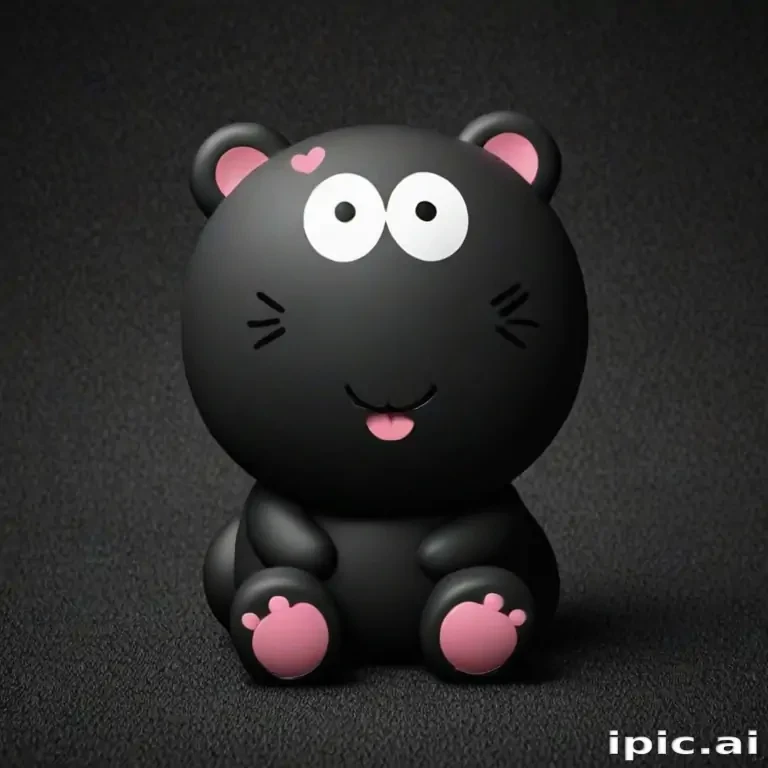 black wallpaper cute
