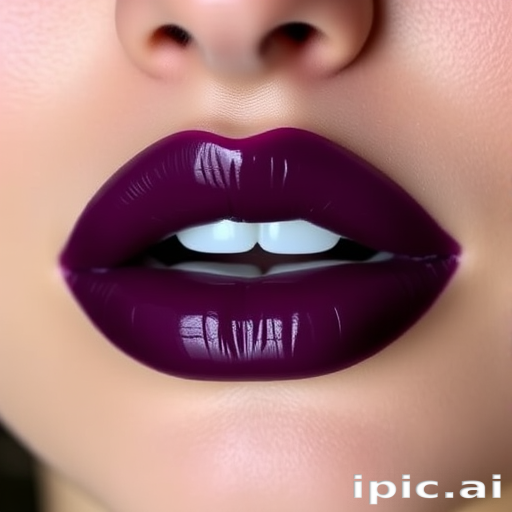 Glossy Plum Pout features a rich, deep purple hue with a high-shine finish, giving the wearer a sophisticated and sultry appearance ideal for evening events and romantic dinners