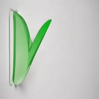 green check mark