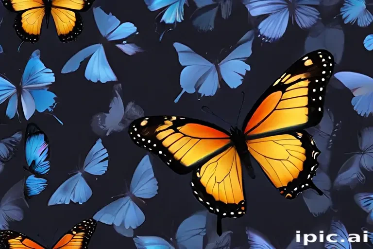 butterfly background transparent