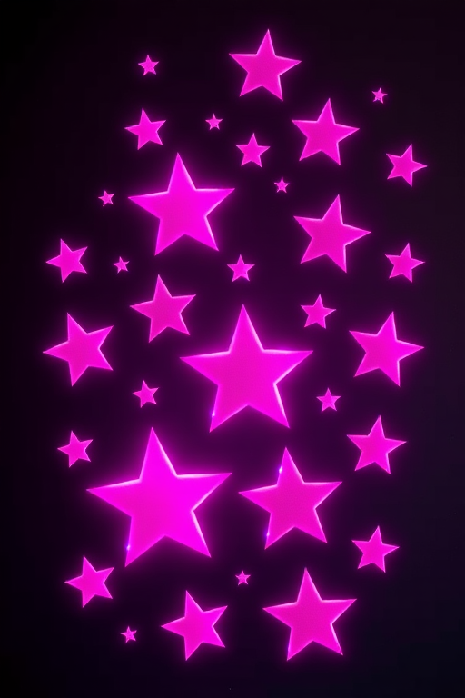 pink stars png