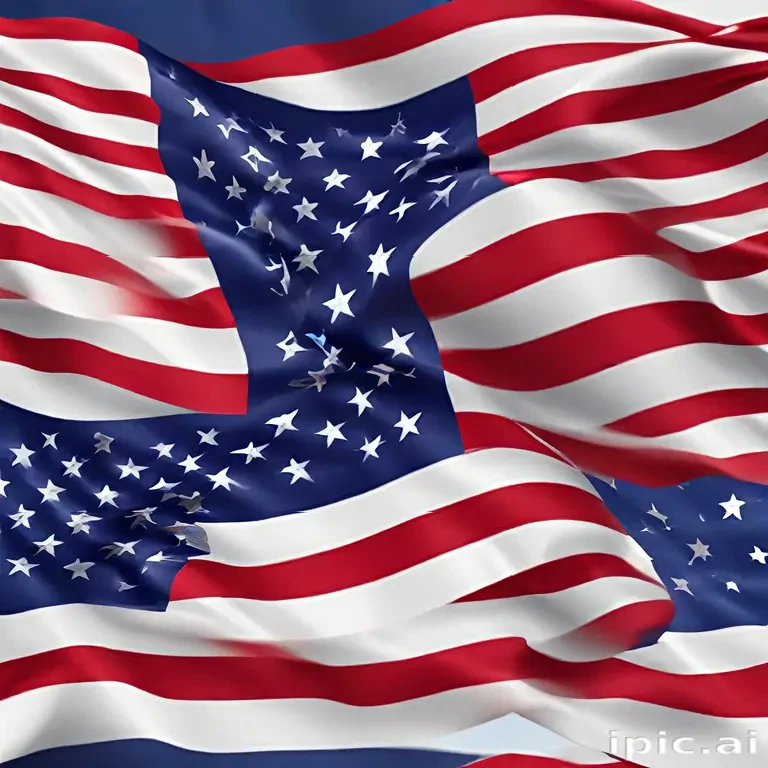 american flag waving png