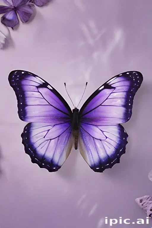 aesthetic purple butterfly