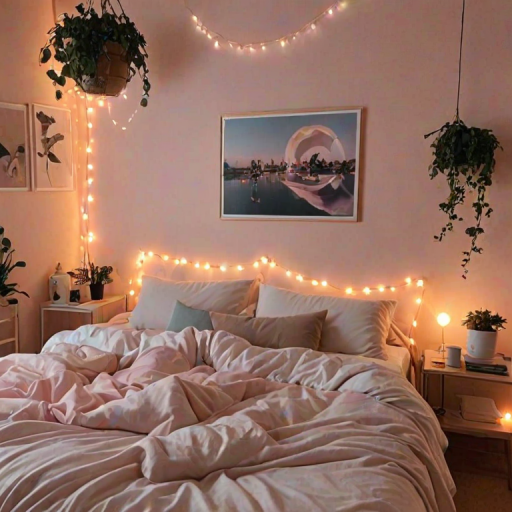 aesthetic bedroom background