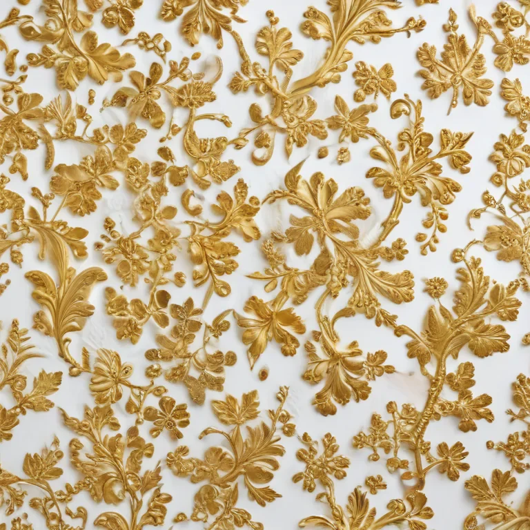 white background gold