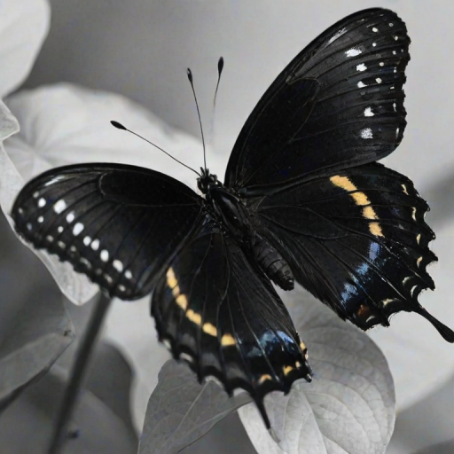 black butterfly