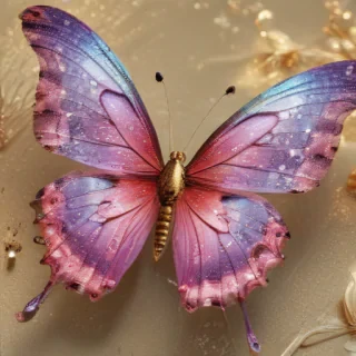 glitter butterfly wallpaper