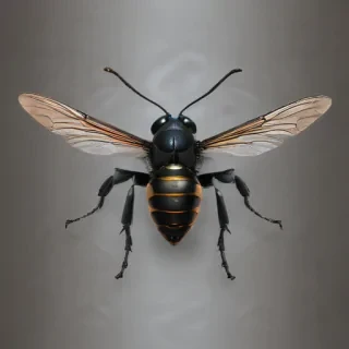 black wasp