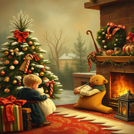 old fashioned christmas pictures