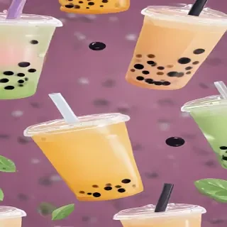 bubble tea background