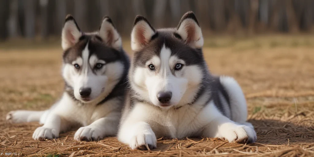 alaskan husky shepherd