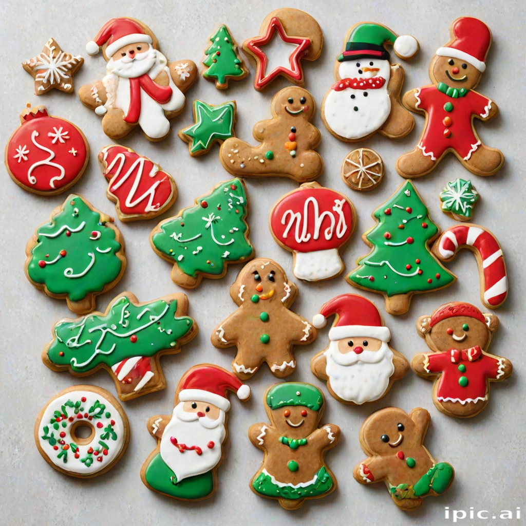 clip art christmas cookies